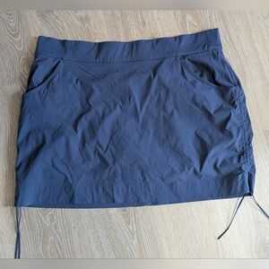 Women's Navy Active Skort with Side Drawstring